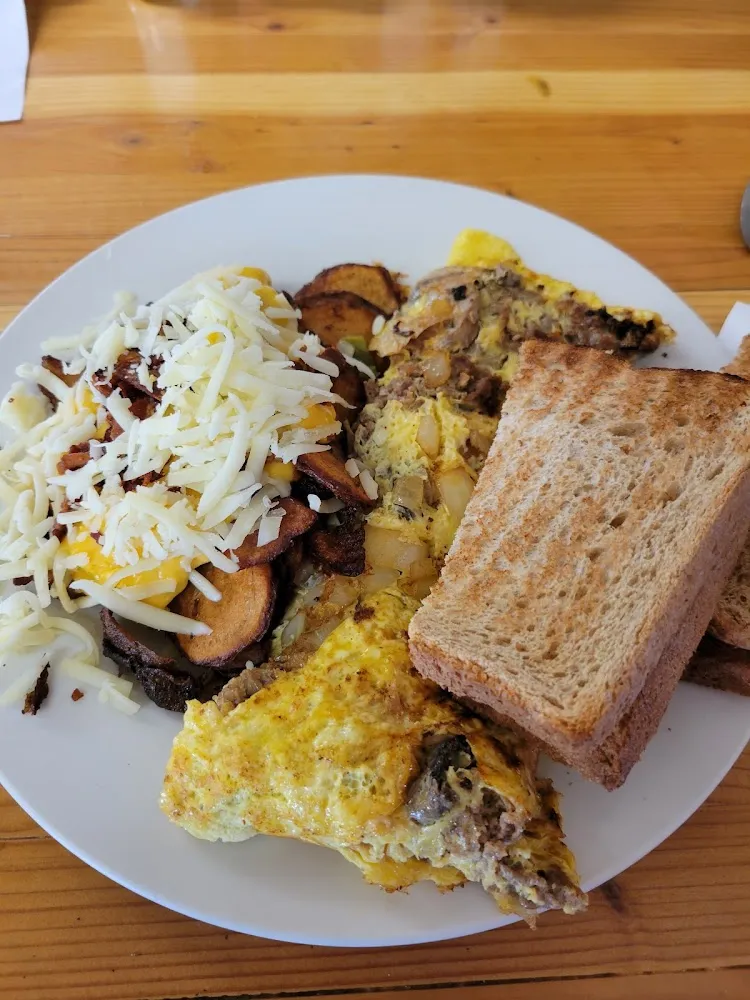 Philly Cheesesteak Omelette