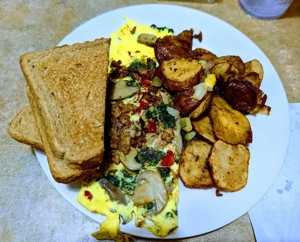 South Philly Omelette with Home Fries
